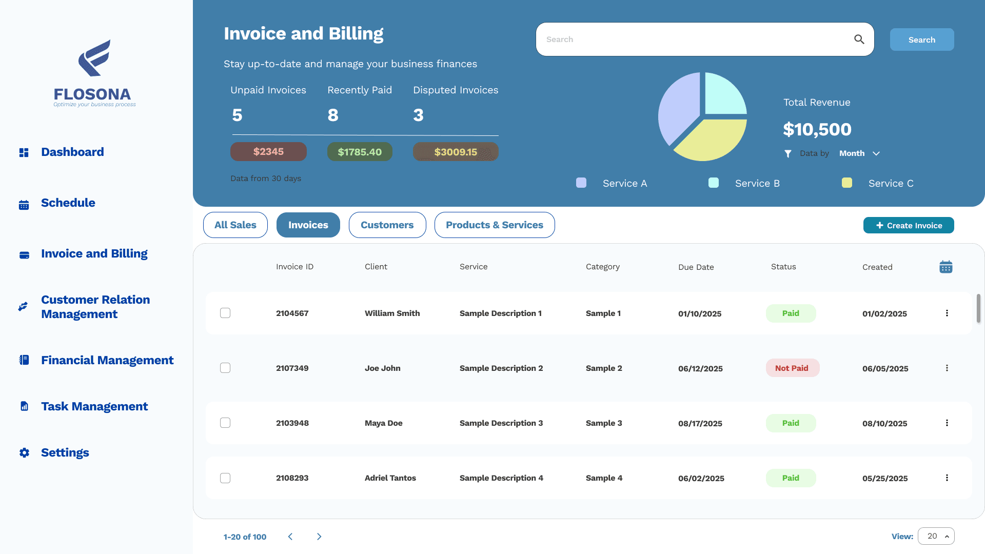Invoicing